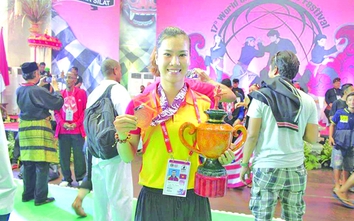 Hành trình khổ luyện giành vinh quang của cô gái Pencak silat